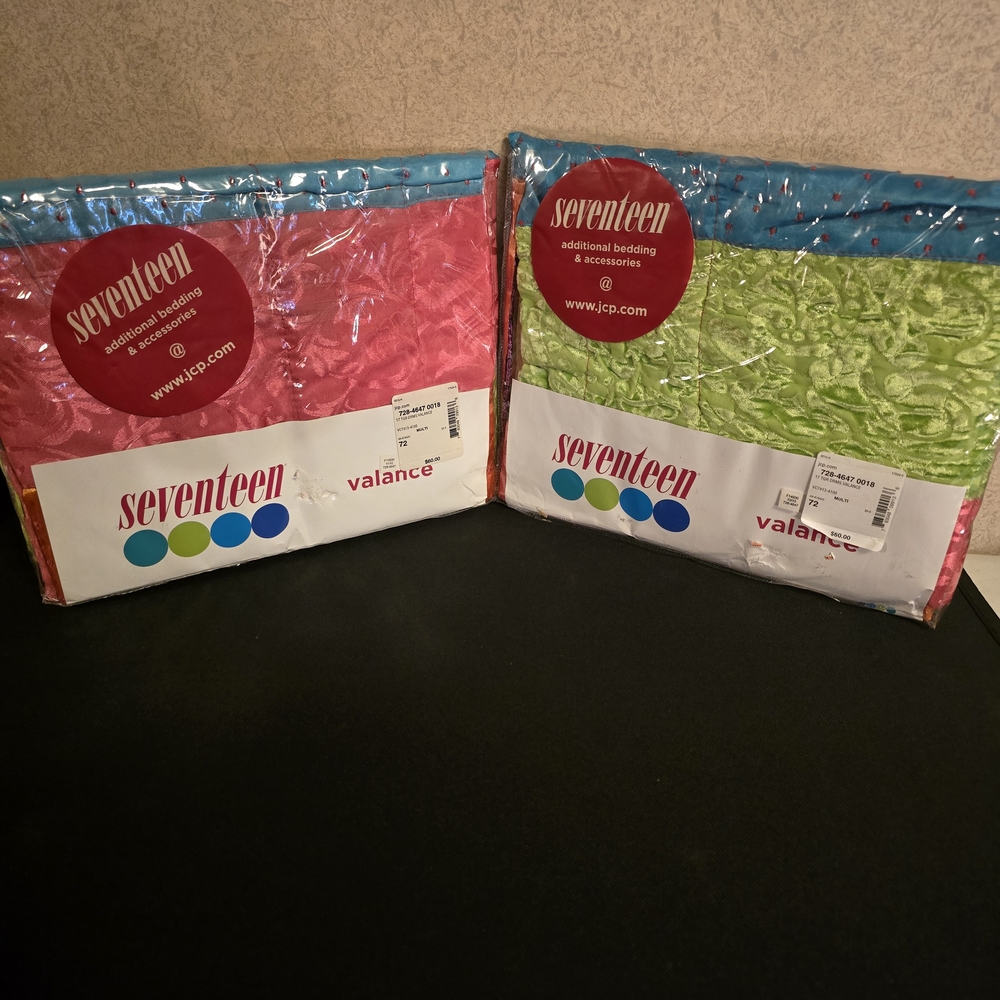 2 Seventeen Valances